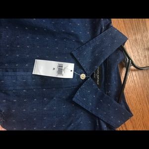 Banana Republic Shirts - Banana Republic dark denim patterned shirt. Banana Republic Shirts - Banana Republic dark denim patterned shirt.